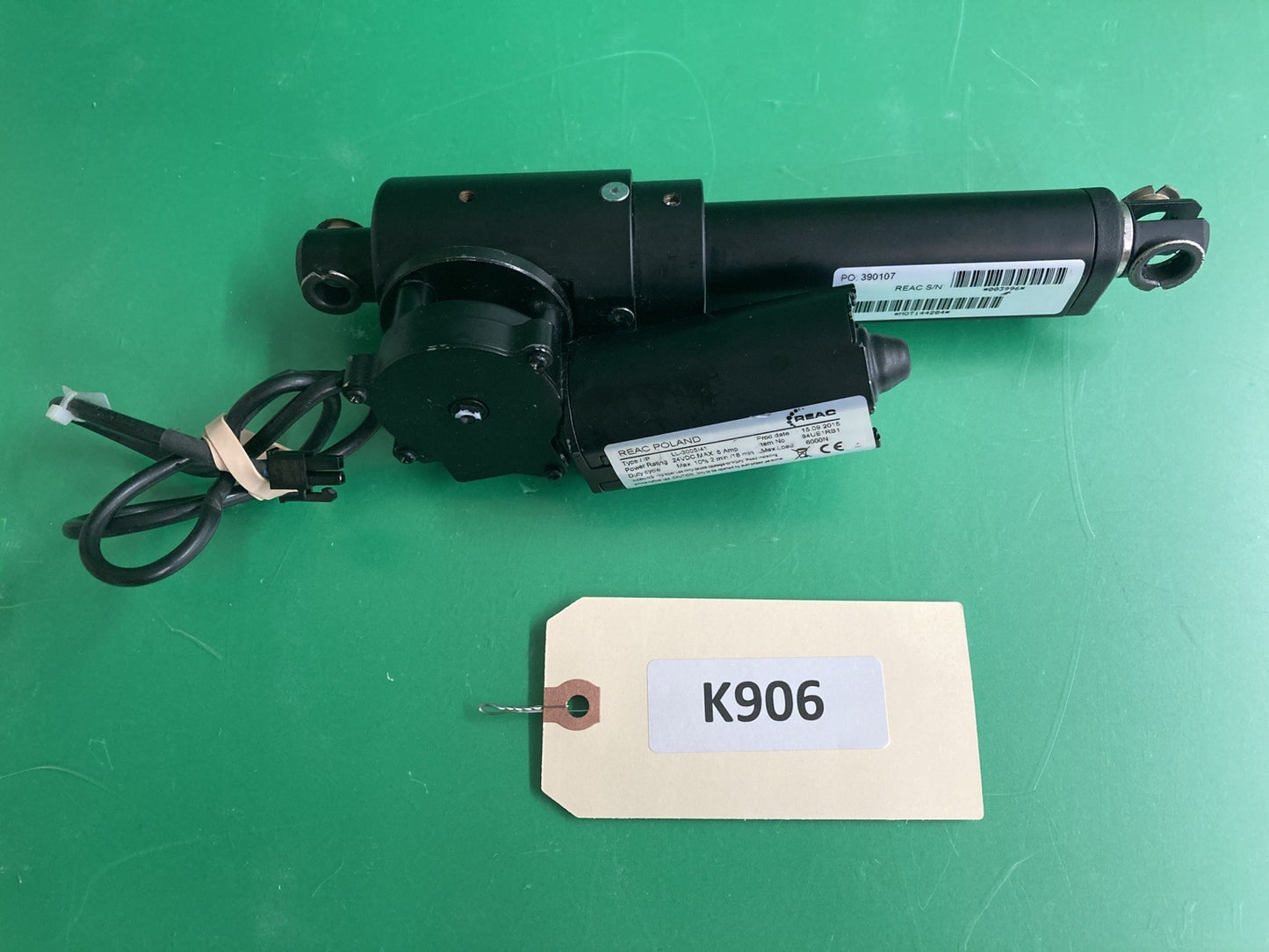 Tilt Actuator Type: LL-3005/41 - MOT144284 - 94UE1RB1 for Power Wheelchair #K906