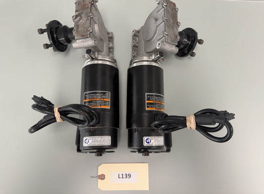 MOTORS FOR INVACARE TDX SP II 1188843 / M9278-02 / 1163412 - 1163413 #L139