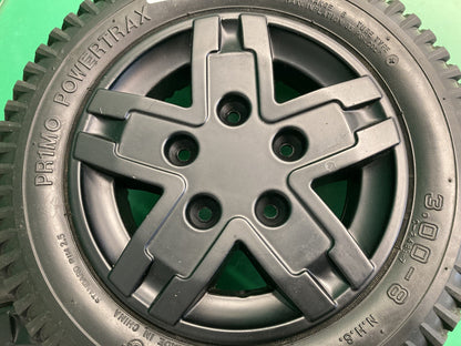 Drive Wheel Assembly for Quantum 4Front & Edge 3 Powerchairs -FULL TREAD* #K391