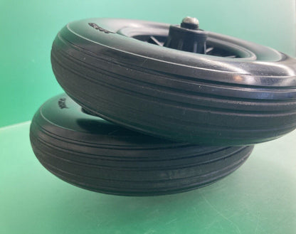 Solid Caster Wheels for the Ephesus X3 Folding Power Wheelchair #K589