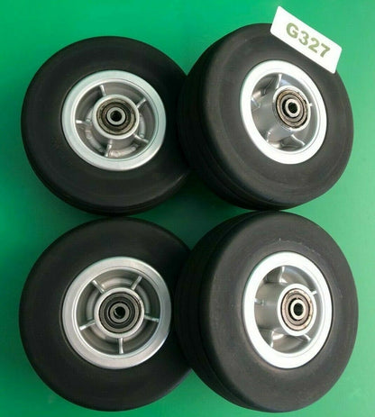 Rear & Front Caster Wheels for Pride Jazzy 600 ES Powerchairs -set of 4- #G327