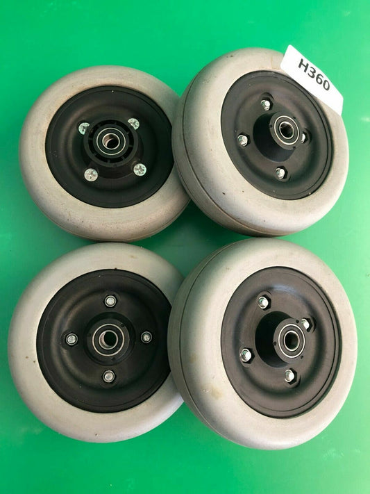 Caster Wheels for Pronto Sure Step & TDX Power Wheelchairs -set of 4- #H360