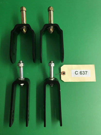 Front & Rear Caster Forks for Quickie Aspire Power Wheelchair #C637