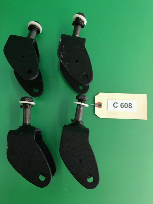 Rear & Front Caster Forks for Invacare TDX Spree Powerchair -set of 4- #C608