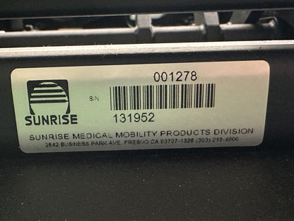 Sunrise Medical Quickie QM710 TILT SYSTEM W/ ACTUATOR FOR POWER WC 131952 #i376