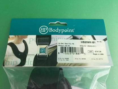 Bodypoint HIP BELT, REAR PULL, PB MEDIUM, FLAT MT for Wheelchair HB209M-B1 #B620