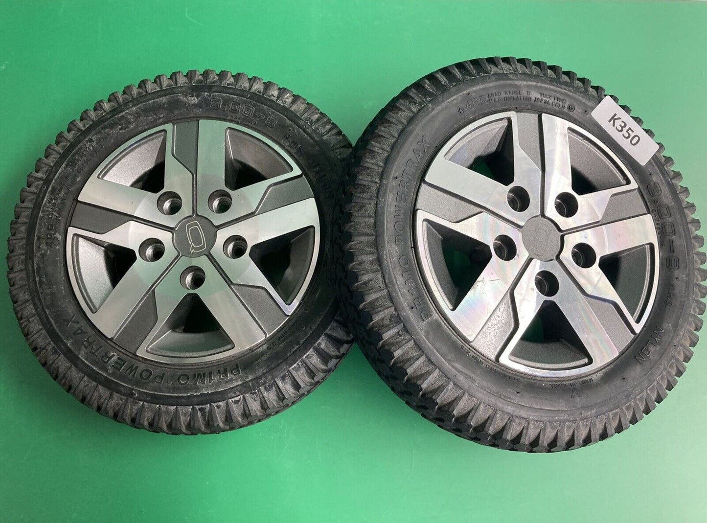 SET OF 2* Drive Wheel Assembly for the Quantum Q6 Edge 2.0 & Q6 Edge 2.0 X #K350