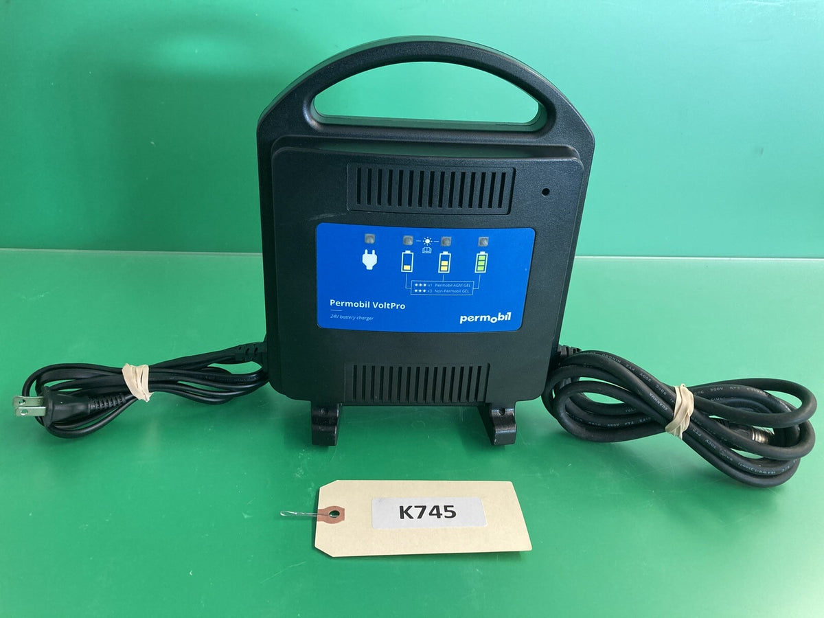 Permobil 10 amp VoltPro Power Wheelchair Battery Charger 24V 10A 616270 #K745
