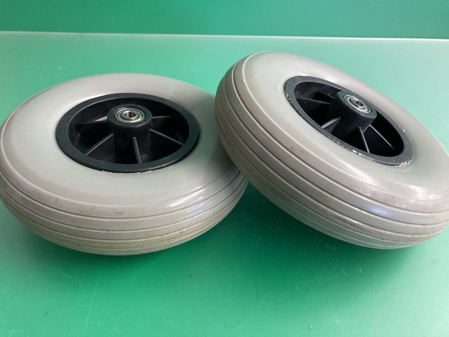 Solid Rear Caster Wheels for the Pride Jazzy Jet Power Wheelchairs #J041