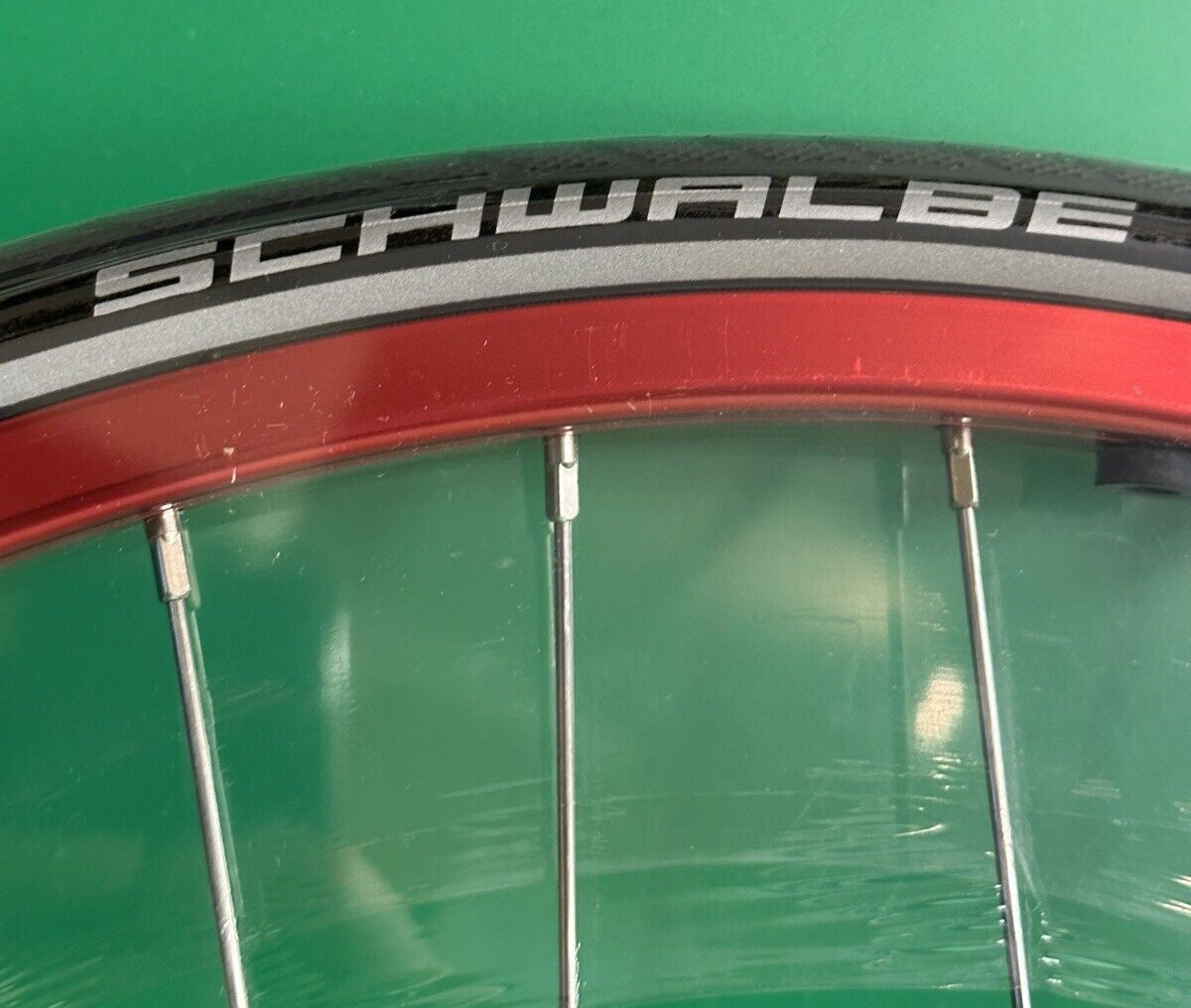 NEW 24" Comit Red, Marathon Plus, Air Filled Tire for Manual Wheelchair #H808