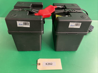 Battery Box Set w/ Cables for Drive Medical Cirrus Plus EC Folding Chair #K282