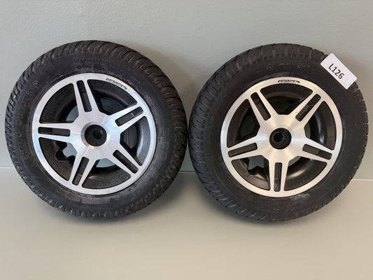 Set of 2 Drive Wheels for the Pride Jazzy Elite HD & Pride Jazzy Elite 14 #L126