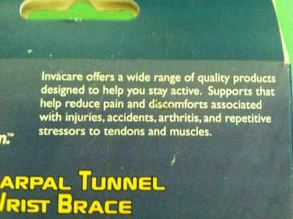 Invacare Deluxe Carpal Tunnel Wrist Brace Size: Left Large #6958