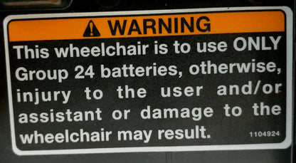 Battery Wiring Harness & Cover Invacare Arrow Power Wheelchair  #9866