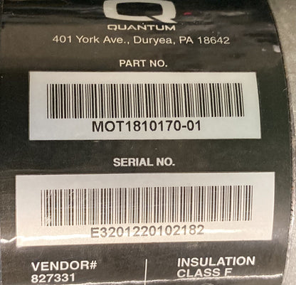 Motors for Quantum Q6 Edge 2.0 & 3 MOT1810170-01 / MOT1810171-01 #K966