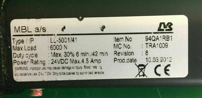 Tilt Actuator for Quantum Q1450  Power Wheelchair Type LL-5001/41 #B507