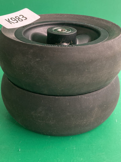 2 Caster Wheels for the Ki Mobility Focus CR Tilt in Space Wheelchair #K983