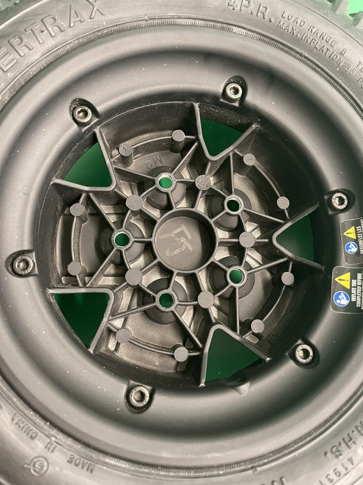 Drive Wheel Assembly for Quantum 4Front & Edge 3 Powerchairs -FULL TREAD* #i318