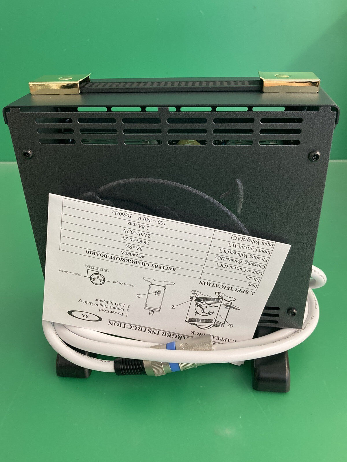 NEW* 24Volt 8Amp BATTERY CHARGER FOR POWER WHEELCHAIRS & SCOOTERS 4C24080A #i764