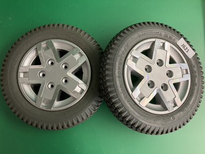 14"x3" Drive Wheels for Quantum Q6 Edge & Rival WHLASMB2093 -FULL TREAD* #J621