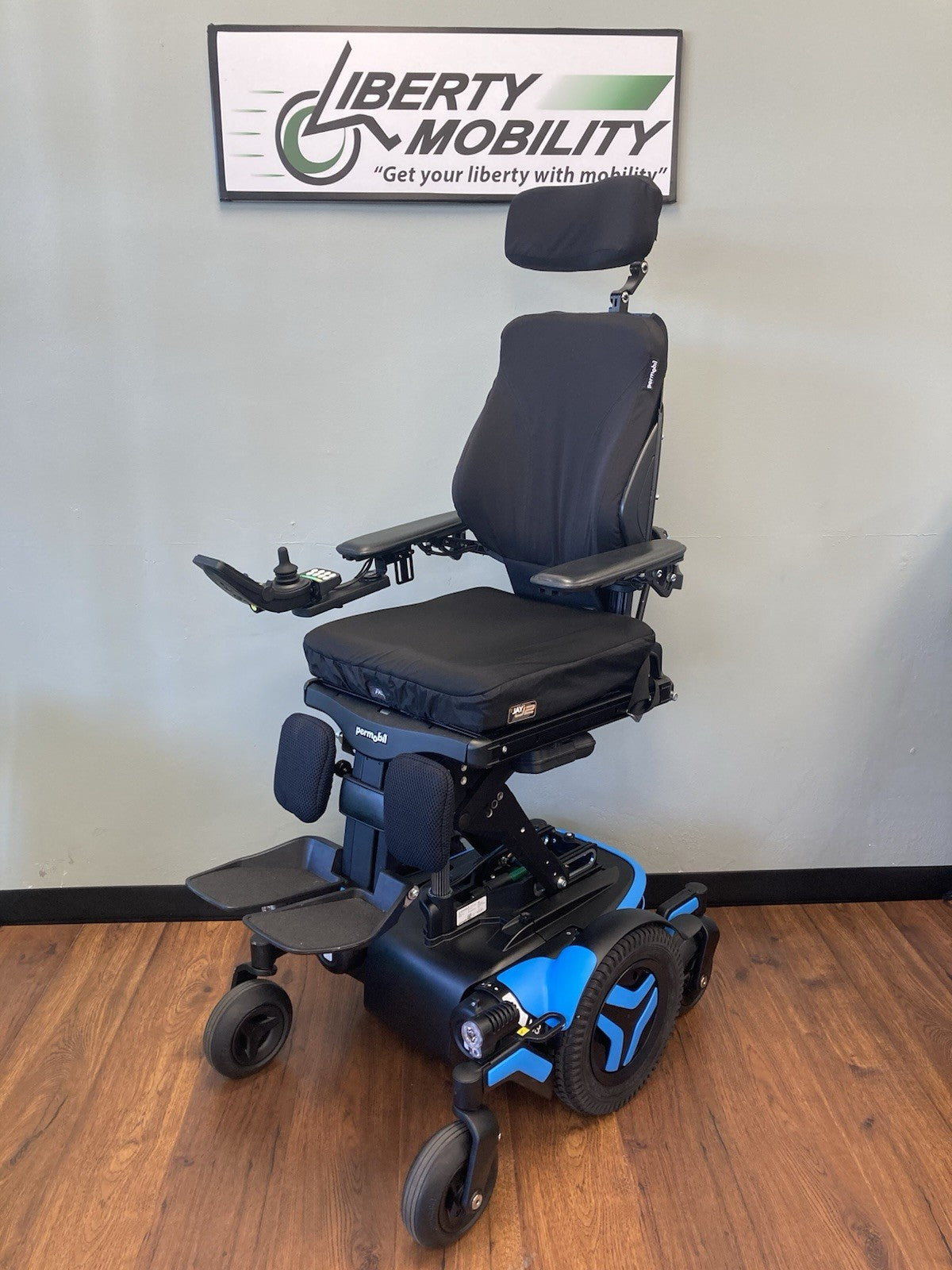 2025 Permobil M3 Wheelchair w/ Power Elevate, Tilt, Recline, Legs & Lights #7629