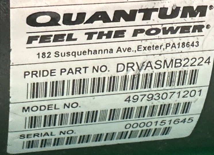 Right & Left Motors for Quantum Q6 Edge Powerchair DRVASMB2223-DRVASMB2224 #I697