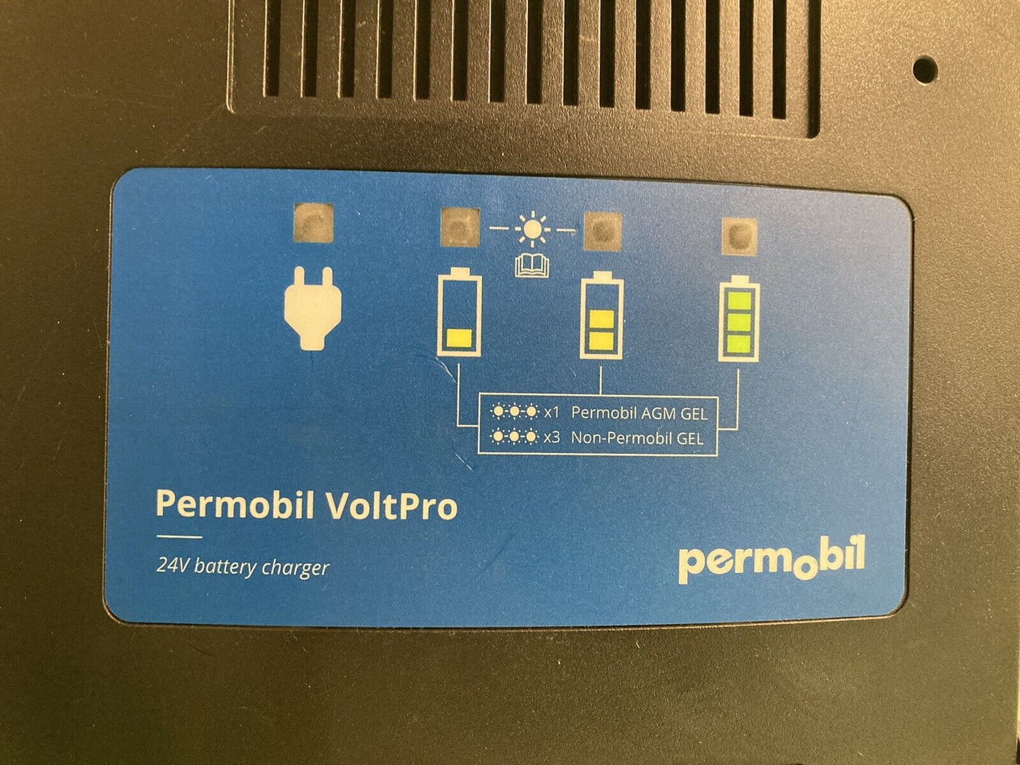 Permobil 10amp VoltPro Power Wheelchair Battery Charger 24V 10A ITEM616270 #J492