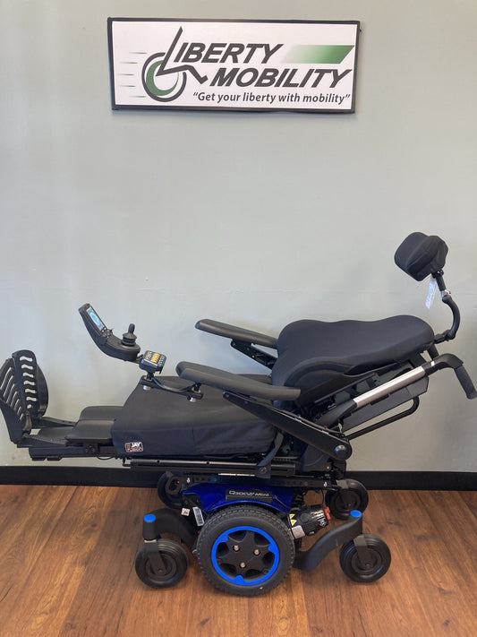 2025 Quickie Q300m Mini w/ Tilt, Elevate, Recline & Footrest ~4 Miles* #7627