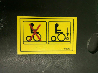 Anti-Tip Wheels & Tie Down Assembly for Permobil 2G C300 Power Wheelchair  #D740