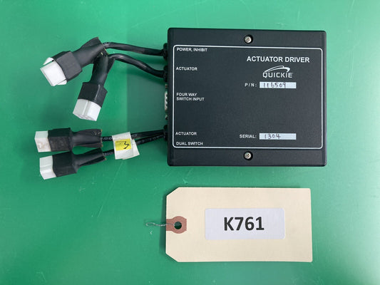 Quickie Actuator Driver Module for Power Wheelchair P/N 116509  #K761