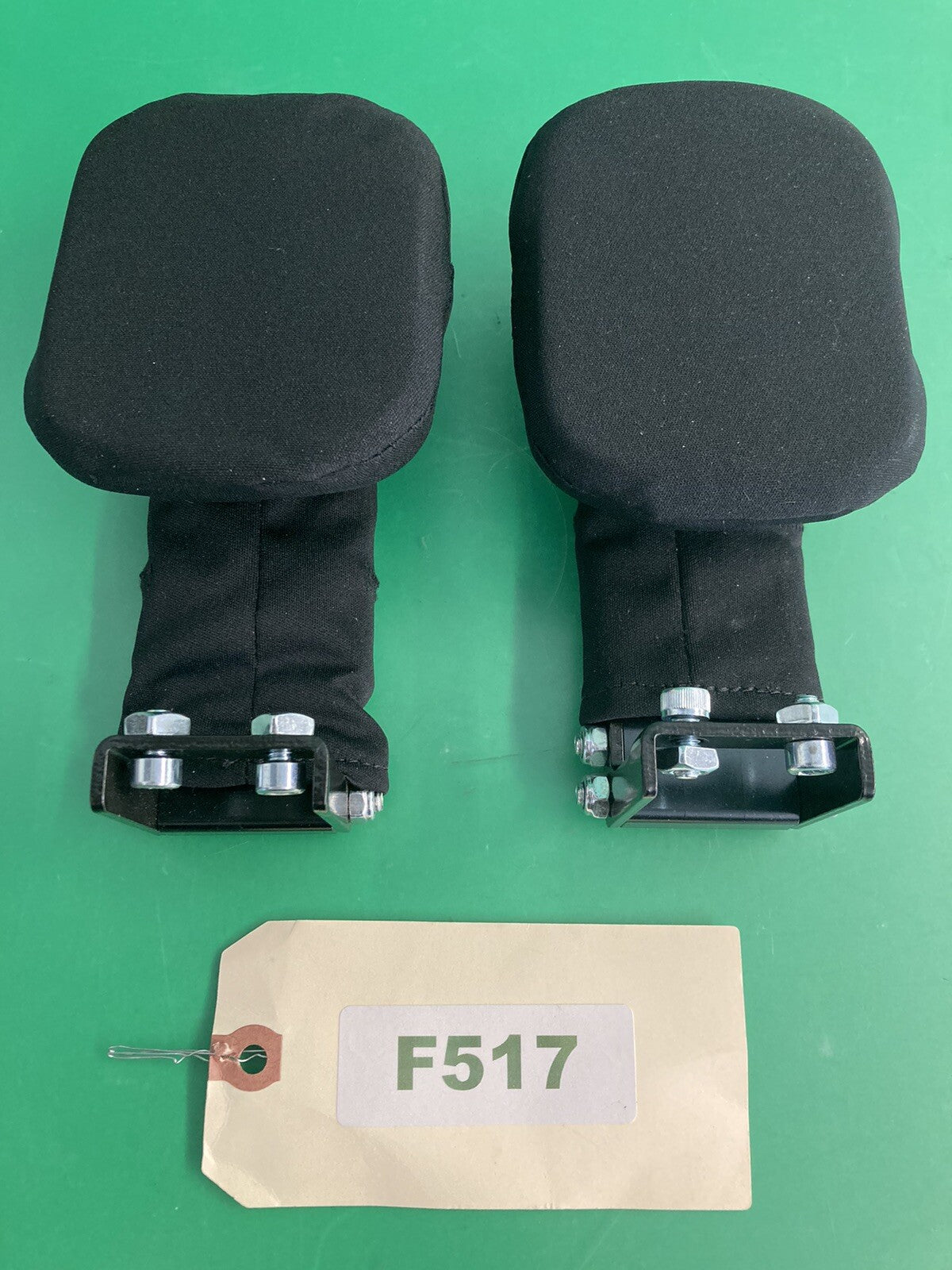 Permobil 3G -Elbow Supports w/ Mount Brackets for Power Wheelchair 1833415 #F517