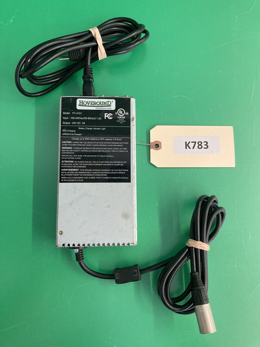 HOVEROUND 24 Volt 5 Amp On-Board Battery Charger FY-4101 Power Wheelchair #K783