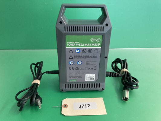 Permobil High Efficiency Wheelchair Battery Charger 24V 8A 320604-99-0 #J712