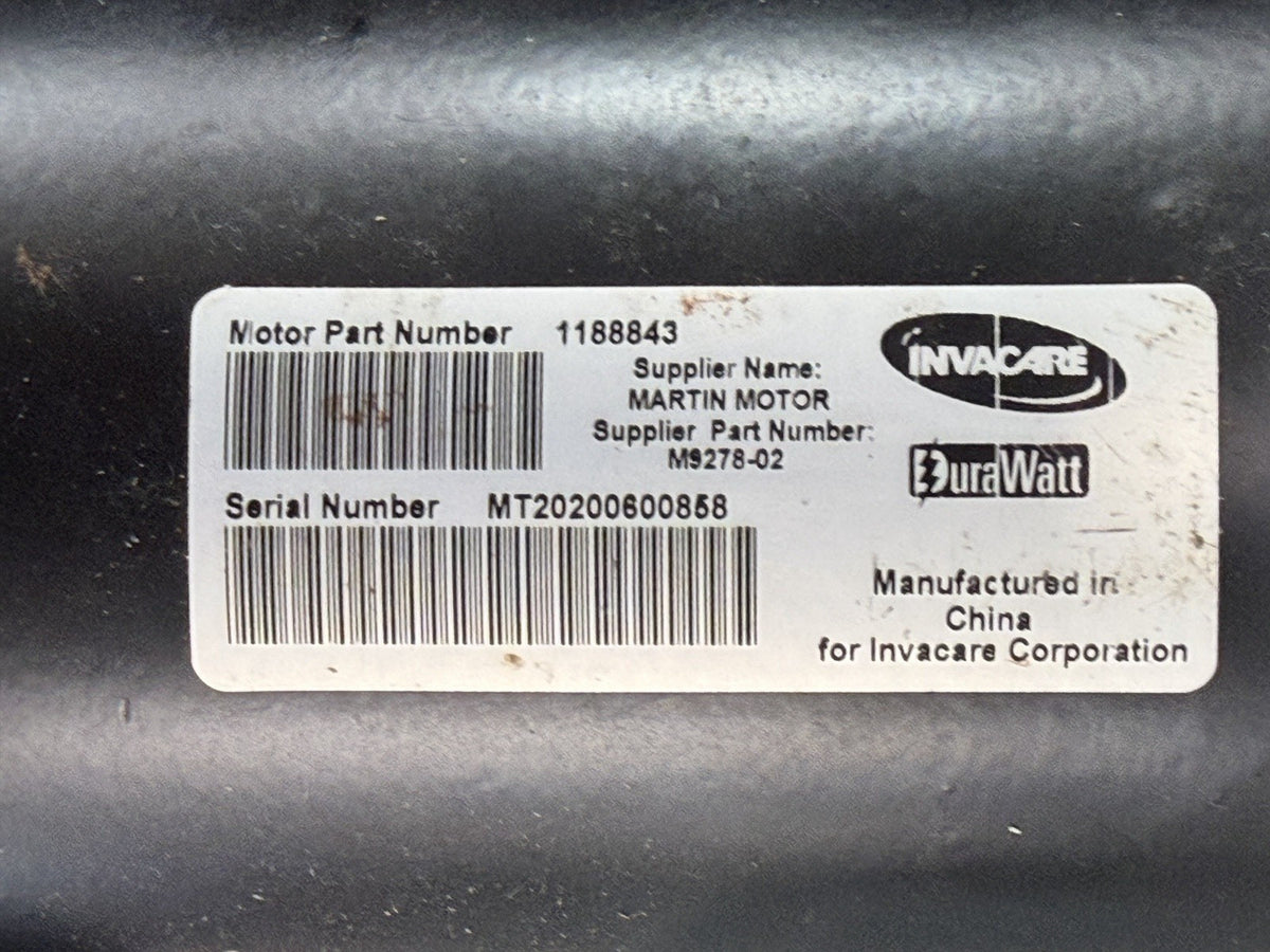 MOTORS FOR INVACARE TDX SP II 1188843 / M9278-02 / 1163412 - 1163413 #L139