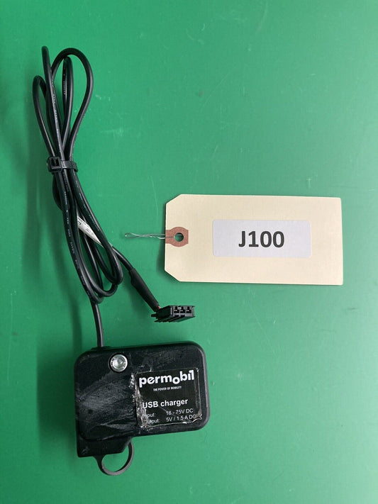 Permobil USB Charger 5V 1,5A 324869 for Permobil Power Wheelchair #J100