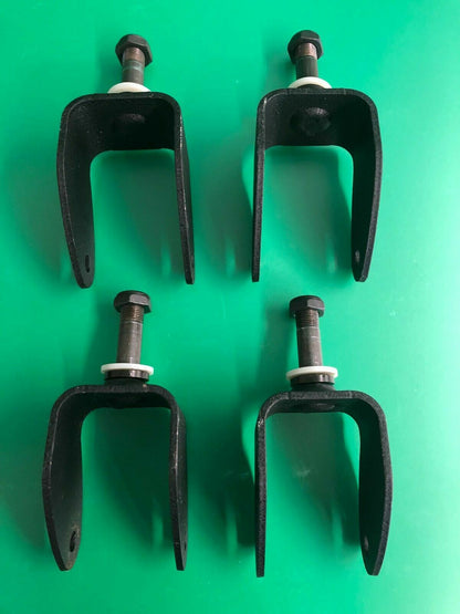 Rear & Front Caster Forks for Invacare TDX SI HD Power Wheelchair set of 4 #H236