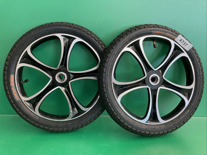 Air Filled Drive Wheels for the Bangeran Hercules Folding Power Wheelchair #K737