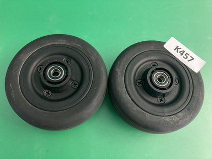 Set of 2 Caster Wheel Assembly for the Invacare TDX SP II Power Wheelchair #K457