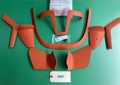 Orange Plastic Accent Shroud Assembly for the Permobil F5 Power Wheelchair #K657