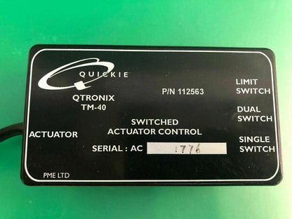 Qtronix TM-40 Switched Actuator Control for Quickie Power Wheelchair P/N 112563