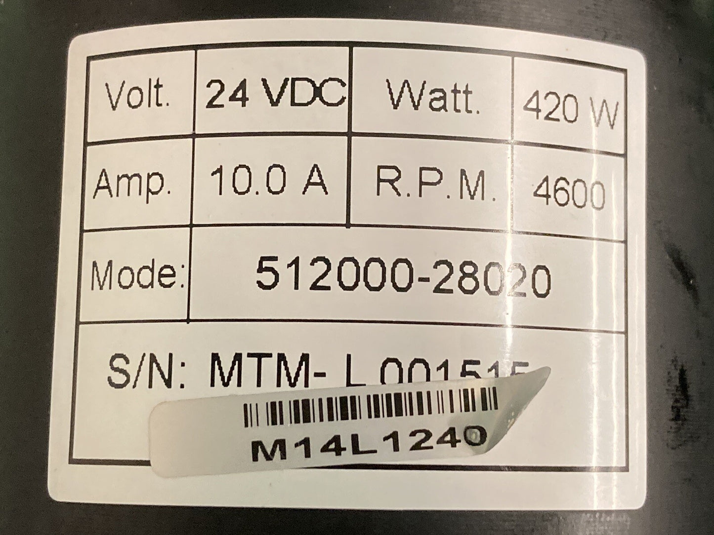 Drive Motors for the CTM HS-2800 Power Wheelchair M14L1240 - M14L1239 #J468