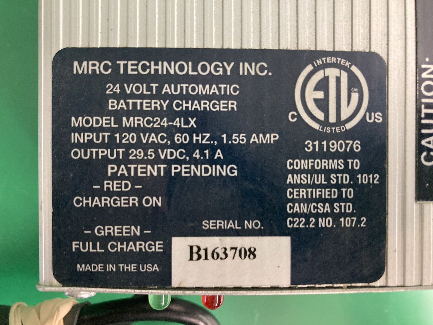 24 Volt On-Board Battery Charger for Golden Technologies Companion I &II #K051