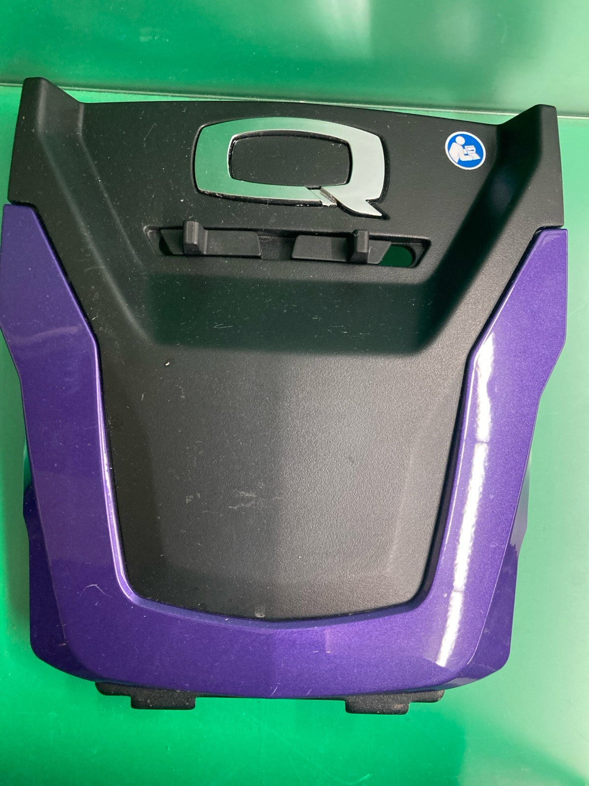 Purple Plastic Shroud With Light Kit for Quantum Edge 3 Stretto Power Wheelchair