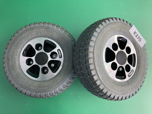 Pneumatic Drive Wheels for Hoveround MPV5 Power Wheelchairs FULL TREAD* #K370