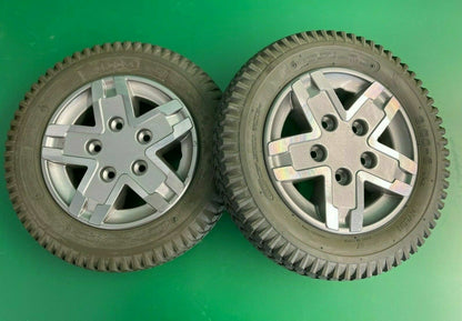 14"x3" (3.00-8) Flat Free Drive Wheel Assembly for Quantum Q6 Edge & Rival #H380