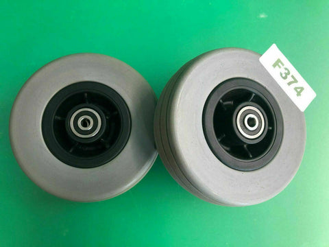 SET OF 2- Caster Wheel Assembly for Quantum Q6 Edge Power Wheelchair #F374