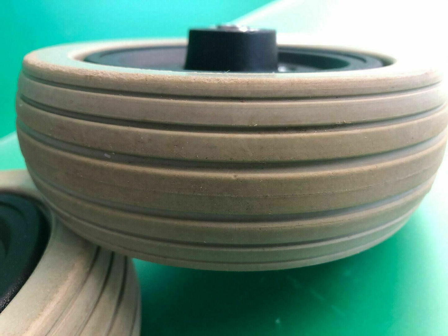 6"x2" Flat-Free Caster Wheel Assembly with Tire for Jazzy Power Chairs #F329