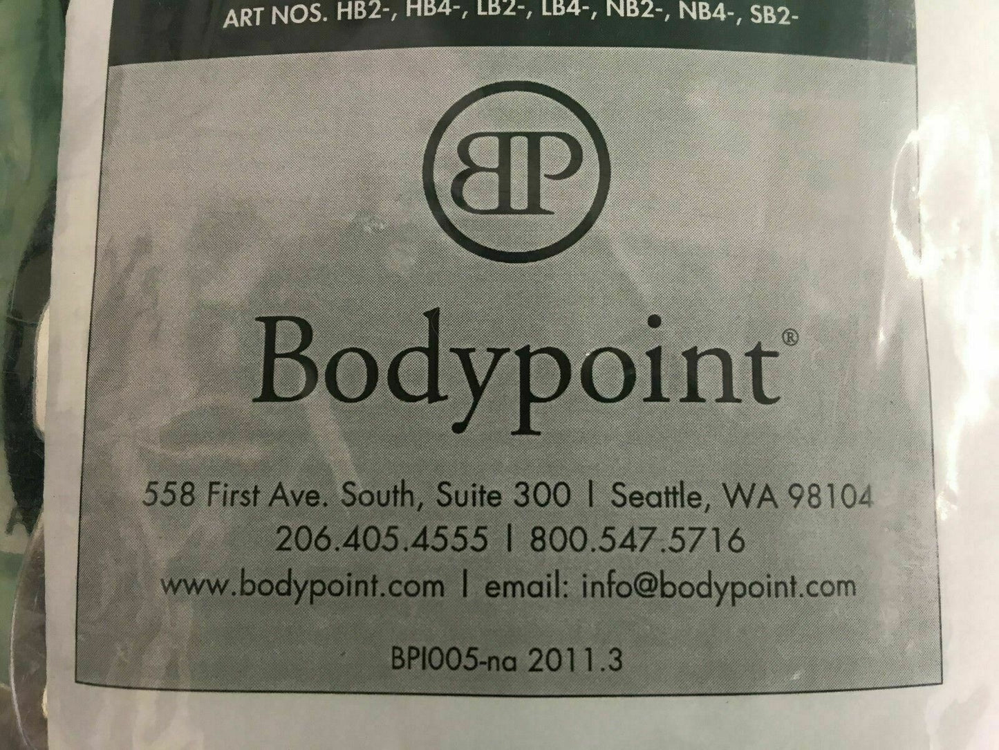 Bodypoint HIP BELT, REAR PULL, PB MEDIUM, FLAT MT for Wheelchair HB209M-B1 #B620
