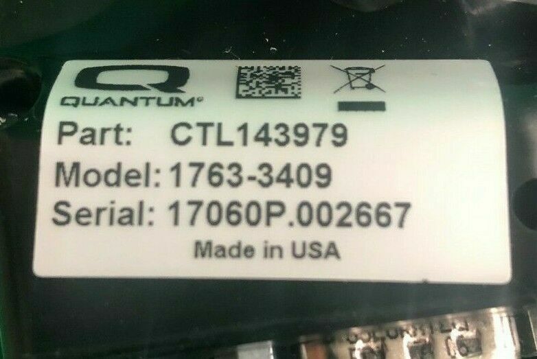 Quantum QLOGIC 3 Display for Quantum Power Wheelchair CTL143979 1763-3409 #H028