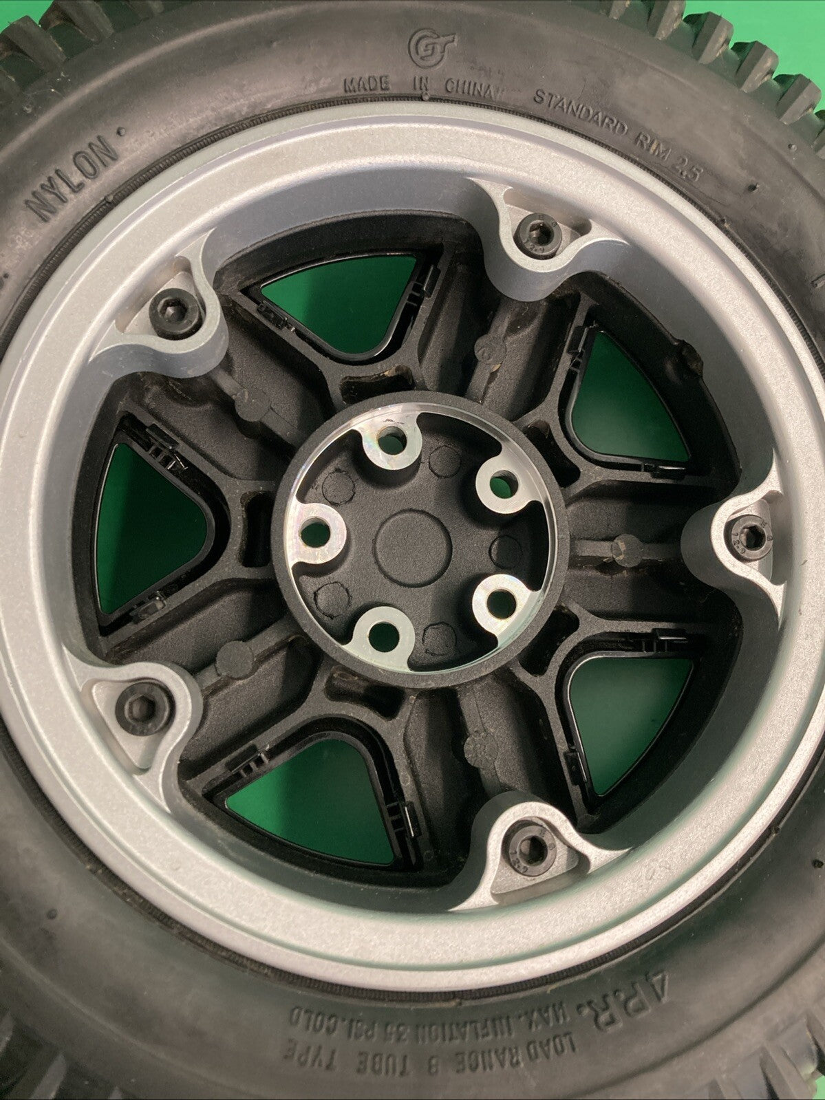 14"x3" 3.00-8 Flat Free Drive Wheels for the Invacare TDX SP II Powerchair #K379